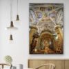 Photo "Plafond de l'église" (110x165) en stock